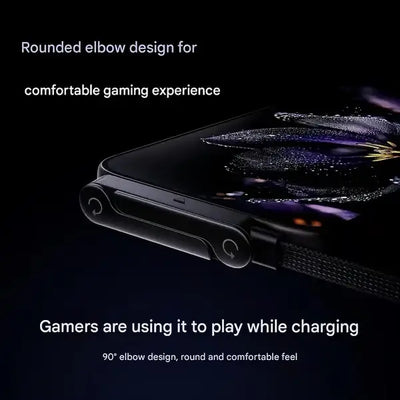 240W SuperCharge 360° Rotating Invisible Stand Detachable 2-in-1 Charging Cable