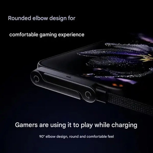 240W SuperCharge 360° Rotating Invisible Stand Detachable 2-in-1 Charging Cable
