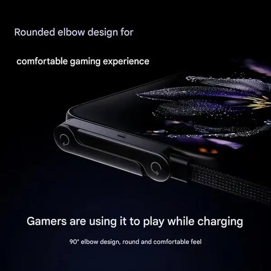 240W SuperCharge 360° Rotating Invisible Stand Detachable 2-in-1 Charging Cable