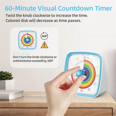 Rainbow Focus Visual Timer