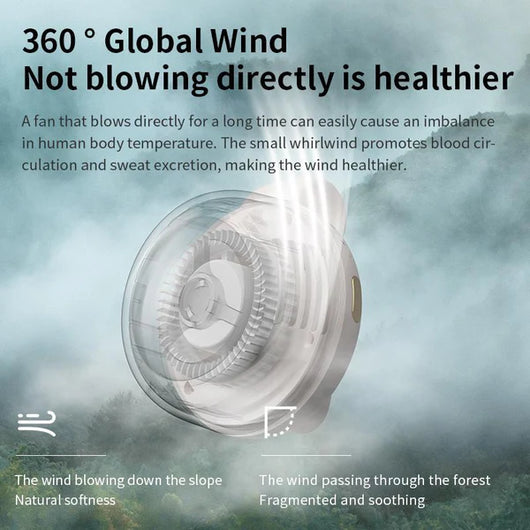 Portable Silent Mini Bladeless Electric Fan
