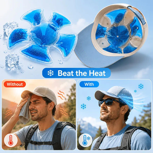 Hat Cooling Gel Pack for Heat Protection