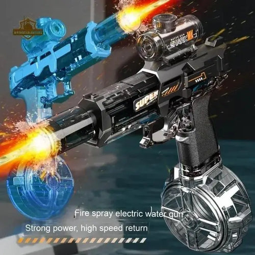 Electric Toy Water Gun with Flame Light Effects