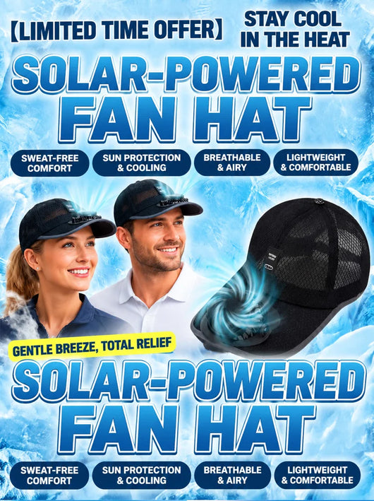 BreezeCool Solar Fan Cap