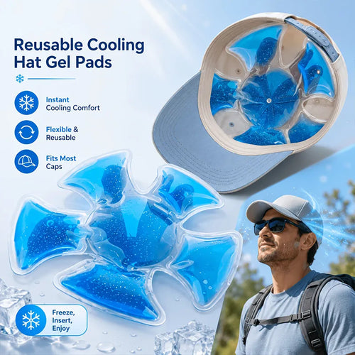 Hat Cooling Gel Pack for Heat Protection