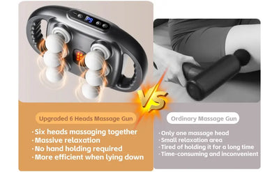 6 Head Massage Gun for Deep Tissue