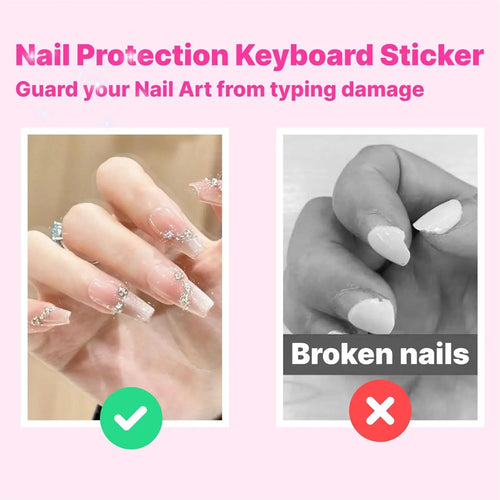 3D Keyboard Cover For Long Nails