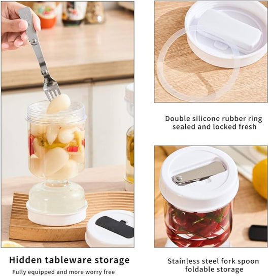 Pickle & Olive Separator Storage Jar