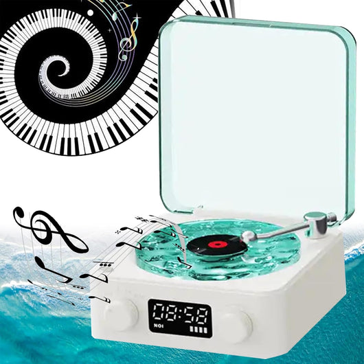 Mini Retro Record Player