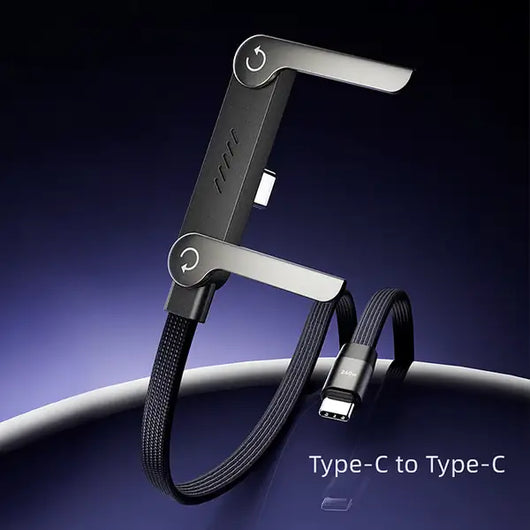 240W SuperCharge 360° Rotating Invisible Stand Detachable 2-in-1 Charging Cable