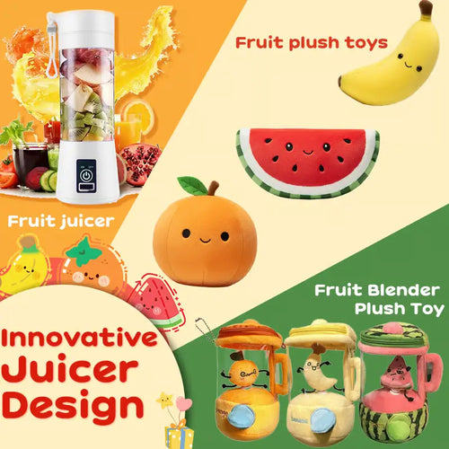 Cute Fruit Blender Plush Toy