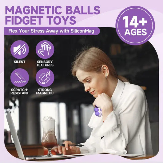 Magnetic Sensory Fidget Ball Toy