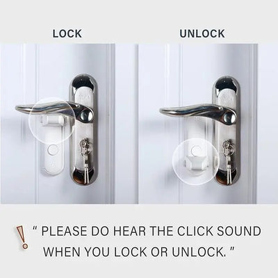 Childproof Door Lever Lock