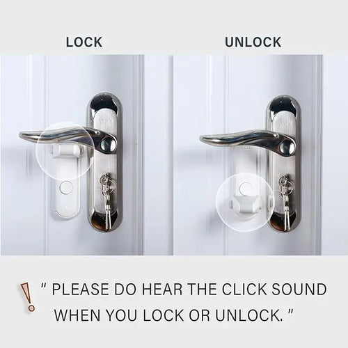 Childproof Door Lever Lock