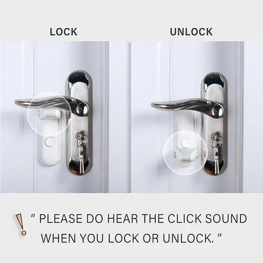 Childproof Door Lever Lock