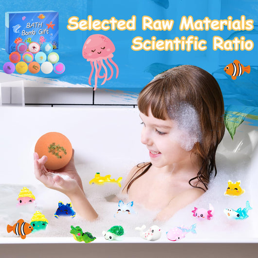 Bath Bomb Gift Set for Kids