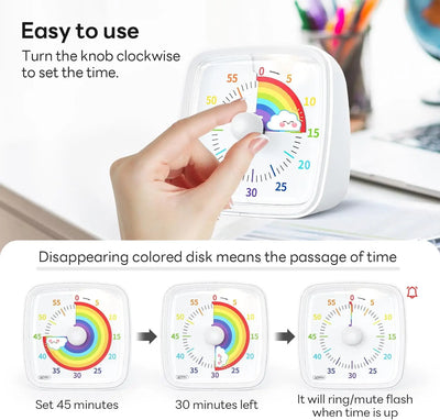 Rainbow Focus Visual Timer