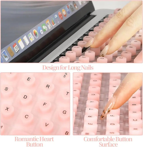 3D Keyboard Cover For Long Nails
