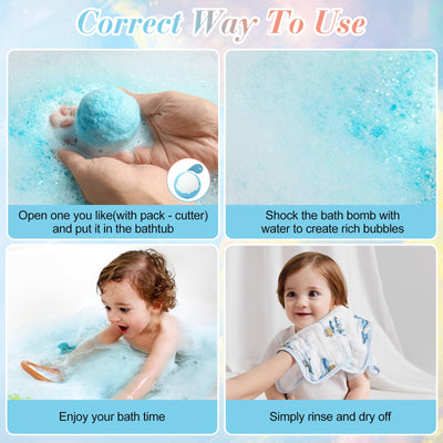 Bath Bomb Gift Set for Kids