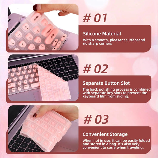 3D Keyboard Cover For Long Nails