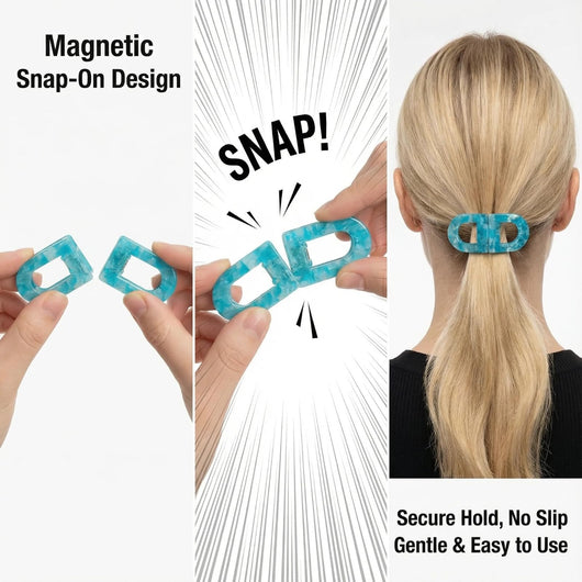 Magnetic Quick-Clip Hair Holder