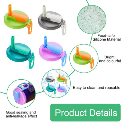 Silicone Can Sip Lid with Straw