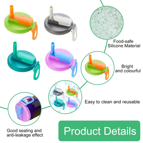 Silicone Can Sip Lid with Straw