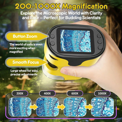 1000X Kids Handheld Digital Microscope