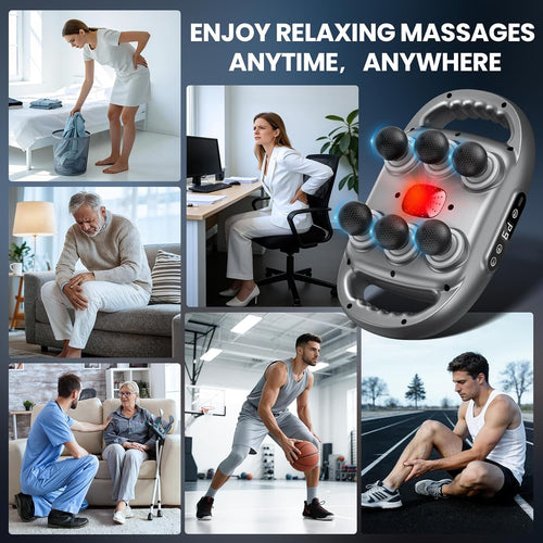 6 Head Massage Gun for Deep Tissue