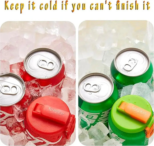 Silicone Can Sip Lid with Straw