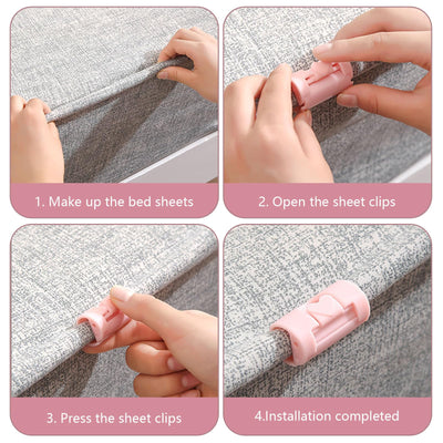 New Bed Sheet Grippers Sheet Fasteners Clips