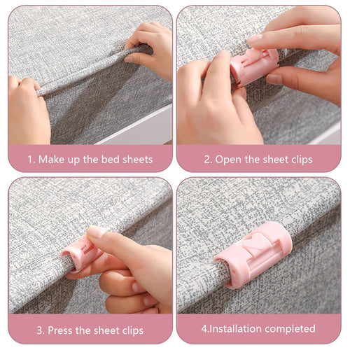 New Bed Sheet Grippers Sheet Fasteners Clips