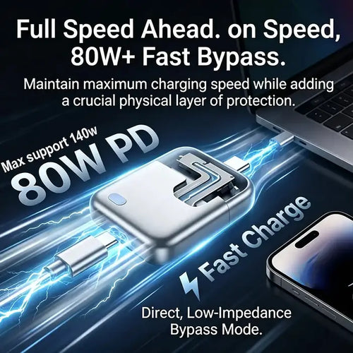 Fast 140W Charger with AI Smart Auto Power Off