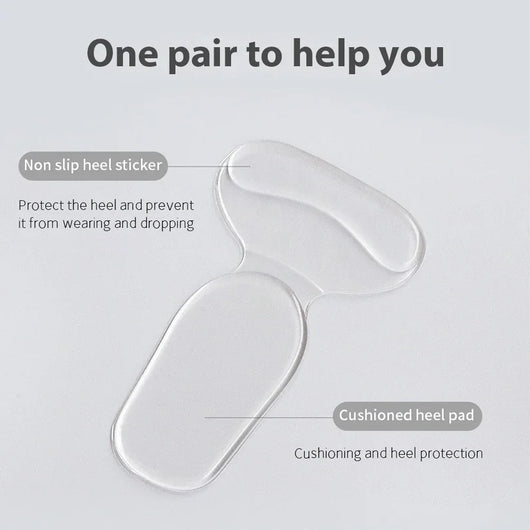 Anti-slip Heel Liners Soft Cushion Heel Protector Pads for Women Men Shoes