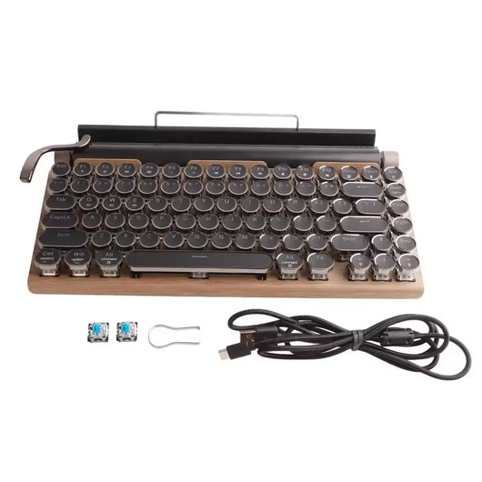 TypeNova Retro Wireless Keyboard for Focused Work