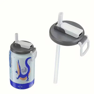 Silicone Can Sip Lid with Straw