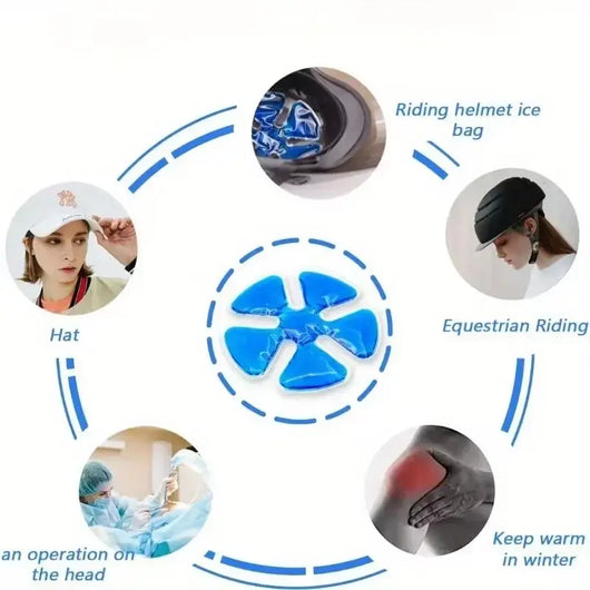 Hat Cooling Gel Pack for Heat Protection