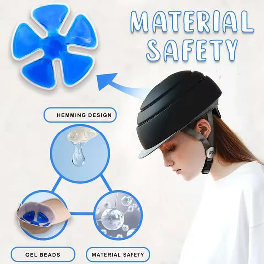 Hat Cooling Gel Pack for Heat Protection