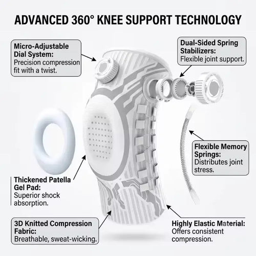 Adjustable Dial Knee Brace Support