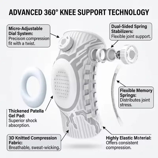 Adjustable Dial Knee Brace Support