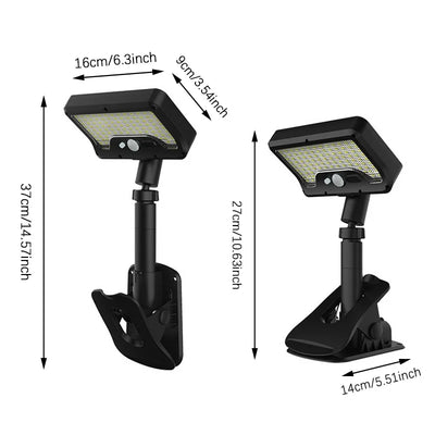 Solar Intelligent Motion Sensor Clip-On Light Outdoor