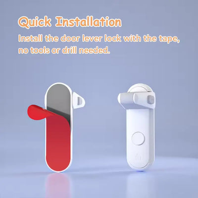 Childproof Door Lever Lock