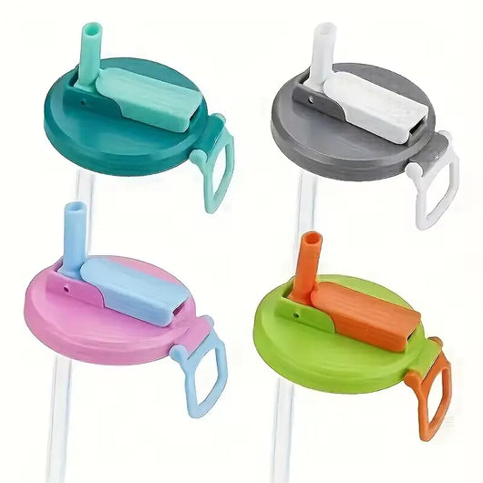 Silicone Can Sip Lid with Straw