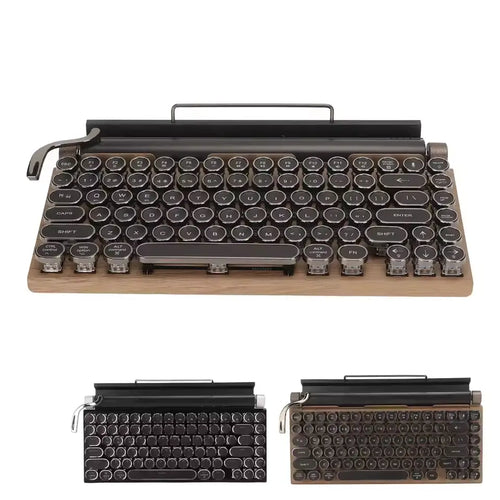 TypeNova Retro Wireless Keyboard for Focused Work