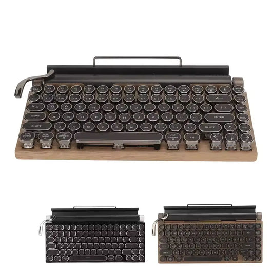 TypeNova Retro Wireless Keyboard for Focused Work