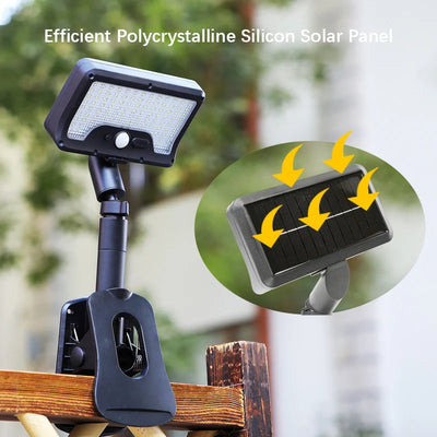 Solar Intelligent Motion Sensor Clip-On Light Outdoor