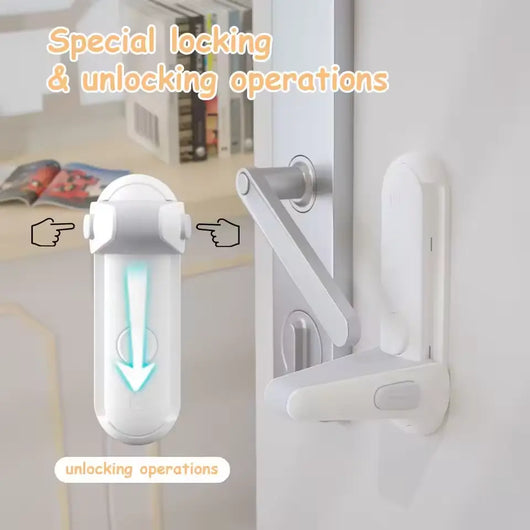 Childproof Door Lever Lock