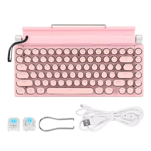 TypeNova Retro Wireless Keyboard for Focused Work