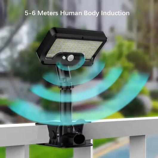Solar Intelligent Motion Sensor Clip-On Light Outdoor