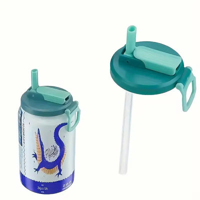 Silicone Can Sip Lid with Straw